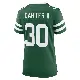 ＃30 Women's Michael Carter II Green Game New York Jets Legacy Jersey