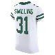 ＃31 Men's Tre Swilling White Elite New York Jets Alternate Vapor F.U.S.E. Jersey