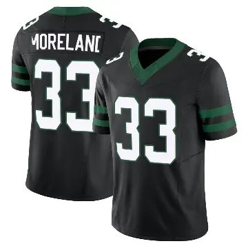 ＃33 Youth Jimmy Moreland Black Limited New York Jets Legacy Alternate Vapor F.U.S.E. Jersey