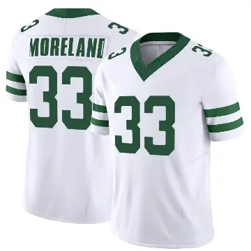 ＃33 Youth Jimmy Moreland White Game New York Jets Legacy Jersey