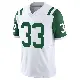 ＃33 Youth Jordan Clark White Limited New York Jets Classic Alternate Vapor F.U.S.E. Jersey