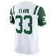 ＃33 Youth Jordan Clark White Limited New York Jets Classic Alternate Vapor F.U.S.E. Jersey
