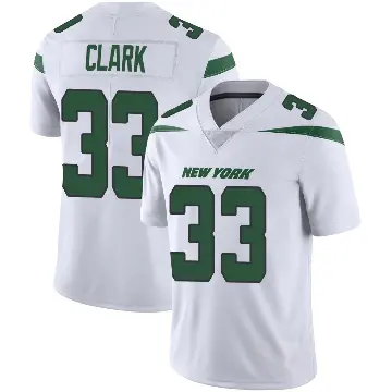 ＃33 Youth Jordan Clark White Limited New York Jets Spotlight Vapor Jersey
