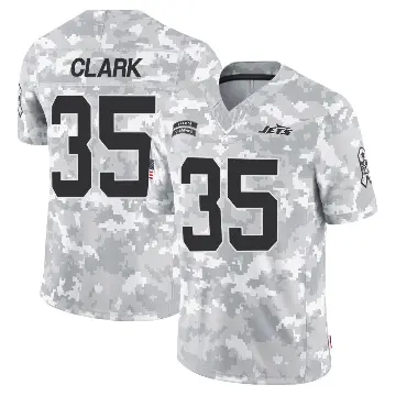 ＃35 Men's Dean Clark Arctic Camo Limited New York Jets 2024 Salute to Service Jersey