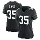 ＃35 Women's Dean Clark Black Game New York Jets Legacy Alternate Jersey