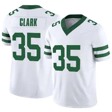 ＃35 Youth Dean Clark White Limited New York Jets Legacy Vapor F.U.S.E. Jersey