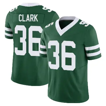 ＃36 Men's Chuck Clark Green Limited New York Jets Legacy Vapor F.U.S.E. Jersey