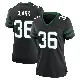 ＃36 Women's Chuck Clark Black Game New York Jets Legacy Alternate Jersey