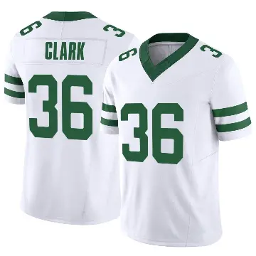 ＃36 Youth Chuck Clark White Limited New York Jets Legacy Vapor F.U.S.E. Jersey