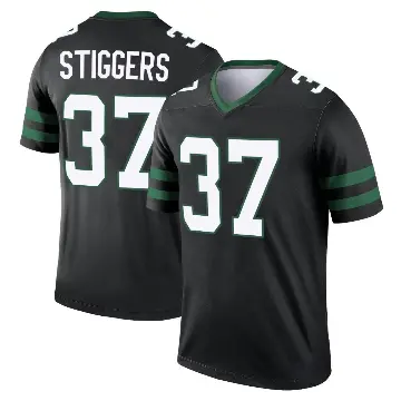 ＃37 Youth Qwan'tez Stiggers Black Legend New York Jets Legacy Jersey