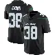 ＃38 Men's Zach Evans Black Limited New York Jets Stealth Vapor Jersey