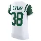 ＃38 Men's Zach Evans White Elite New York Jets Classic Alternate Vapor F.U.S.E. Jersey