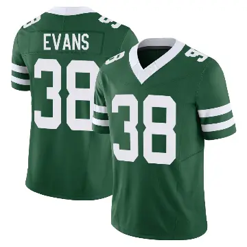 ＃38 Youth Zach Evans Green Limited New York Jets Legacy Vapor F.U.S.E. Jersey