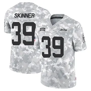 ＃39 Men's Quentin Skinner Arctic Camo Limited New York Jets 2024 Salute to Service Jersey