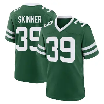 ＃39 Men's Quentin Skinner Green Game New York Jets Legacy Jersey