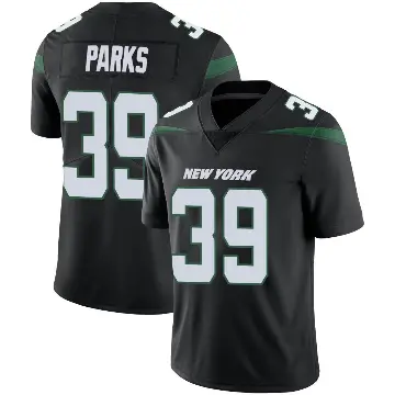 ＃39 Men's Will Parks Black Limited New York Jets Stealth Vapor Jersey