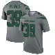 ＃39 Men's Will Parks Gray Legend New York Jets Inverted Jersey