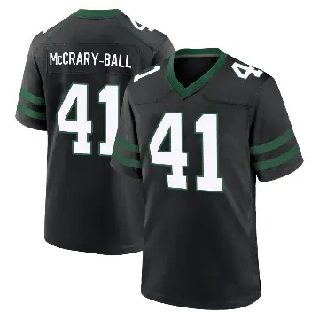 ＃41 Youth Marcelino McCrary-Ball Black Game New York Jets Legacy Alternate Jersey