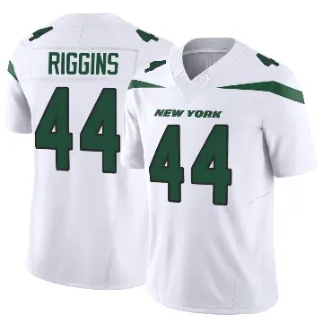 ＃44 Men's John Riggins White Limited New York Jets Vapor F.U.S.E. Jersey