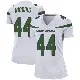 ＃44 Women's John Riggins White Game New York Jets Spotlight Jersey