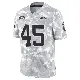 ＃45 Men's Harrison Mevis Arctic Camo Limited New York Jets 2024 Salute to Service Jersey