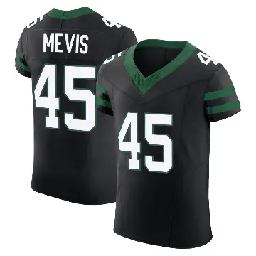 ＃45 Men's Harrison Mevis Black Elite New York Jets Legacy Alternate Vapor F.U.S.E. Jersey