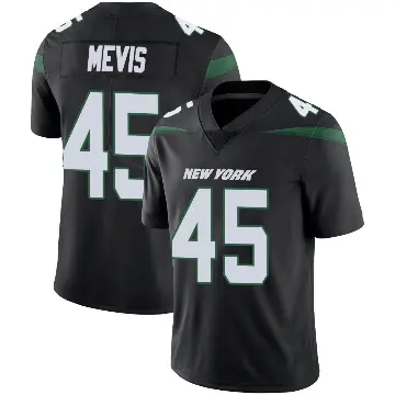 ＃45 Men's Harrison Mevis Black Limited New York Jets Stealth Vapor Jersey