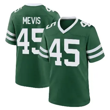 ＃45 Men's Harrison Mevis Green Game New York Jets Legacy Jersey