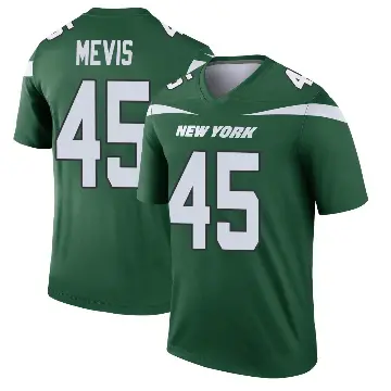 ＃45 Men's Harrison Mevis Green Legend New York Jets Gotham Player Jersey