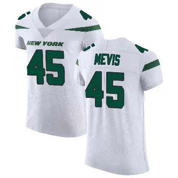 ＃45 Men's Harrison Mevis White Elite New York Jets Spotlight Vapor Untouchable Jersey