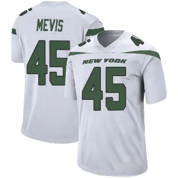 ＃45 Men's Harrison Mevis White Game New York Jets Spotlight Jersey
