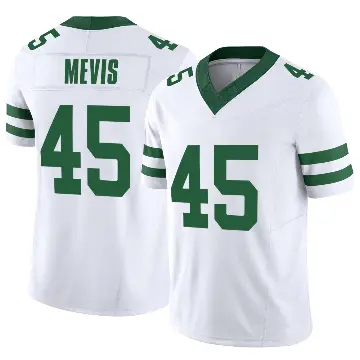 ＃45 Men's Harrison Mevis White Limited New York Jets Legacy Vapor F.U.S.E. Jersey