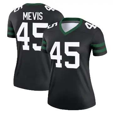 ＃45 Women's Harrison Mevis Black Legend New York Jets Legacy Jersey