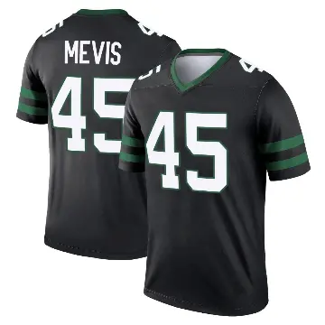 ＃45 Youth Harrison Mevis Black Legend New York Jets Legacy Jersey
