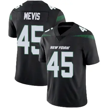 ＃45 Youth Harrison Mevis Black Limited New York Jets Stealth Vapor Jersey
