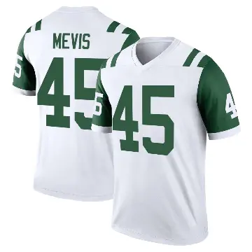 ＃45 Youth Harrison Mevis White Legend New York Jets Classic Alternate Jersey