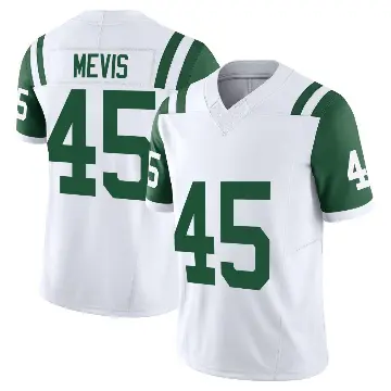 ＃45 Youth Harrison Mevis White Limited New York Jets Classic Alternate Vapor F.U.S.E. Jersey