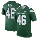 ＃46 Men's Joseph Ossai Green Legend New York Jets Gotham Player Jersey