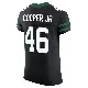 ＃46 Men's Ryan Cooper Jr. Black Elite New York Jets Legacy Alternate Vapor F.U.S.E. Jersey