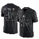 ＃46 Men's Ryan Cooper Jr. Black Limited New York Jets Reflective Jersey