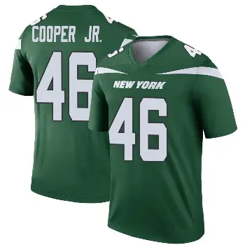 ＃46 Men's Ryan Cooper Jr. Green Legend New York Jets Gotham Player Jersey