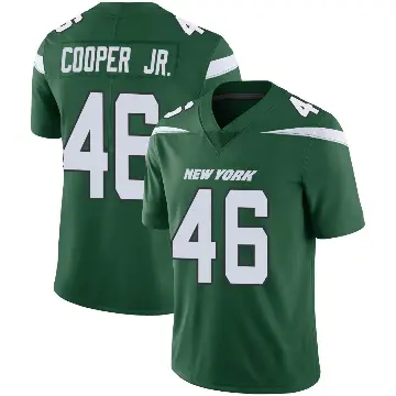 ＃46 Men's Ryan Cooper Jr. Green Limited New York Jets Gotham Vapor Jersey