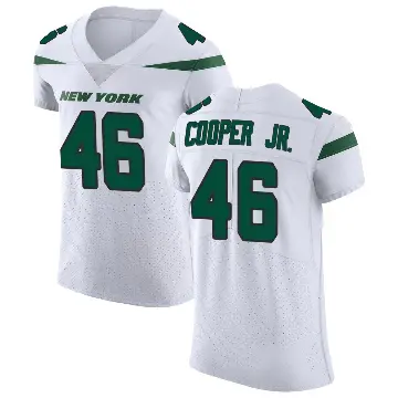 ＃46 Men's Ryan Cooper Jr. White Elite New York Jets Spotlight Vapor Untouchable Jersey