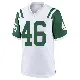 ＃46 Men's Ryan Cooper Jr. White Game New York Jets Classic Alternate Jersey