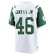 ＃46 Men's Ryan Cooper Jr. White Game New York Jets Classic Alternate Jersey
