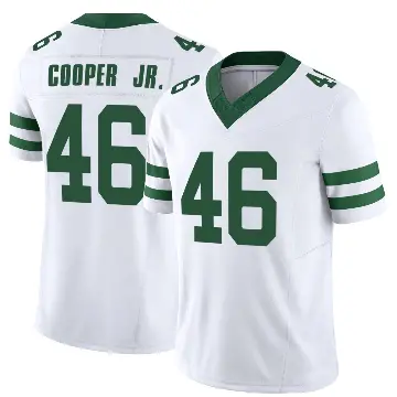 ＃46 Men's Ryan Cooper Jr. White Game New York Jets Legacy Jersey