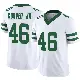 ＃46 Men's Ryan Cooper Jr. White Limited New York Jets Legacy Vapor F.U.S.E. Jersey