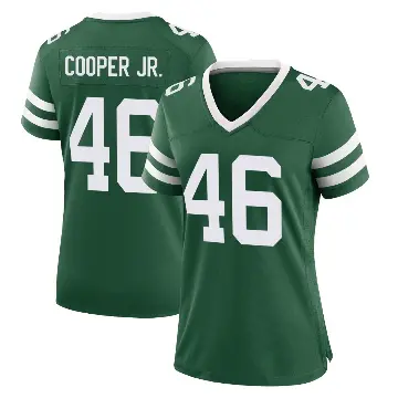 ＃46 Women's Ryan Cooper Jr. Green Game New York Jets Legacy Jersey