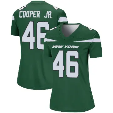 ＃46 Women's Ryan Cooper Jr. Green Legend New York Jets Gotham Player Jersey