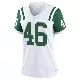 ＃46 Women's Ryan Cooper Jr. White Game New York Jets Classic Alternate Jersey